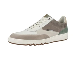 Floris van Bommel De Kupster 05.14 Schnürschuh Sneaker Beige/Dunkelgrün/Grau/Khaki
