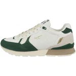 Pepe Jeans Brit Ivy Herren Sneaker Dunkelgrün/Grün/Beige