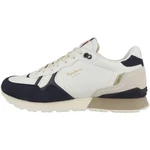 Pepe Jeans Brit Ivy Herren Sneaker Beige/Blau/Dunkelblau/Creme/Weiß