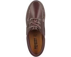 Dockers by Gerli Herren Schnürschuh Braun/Dunkelrot/Beige/Dunkelbraun