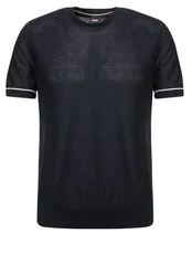 BOSS Strickpullover H-Jianfranco (1-tlg) Dunkelblau