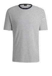 BOSS T-Shirt H-Taut (28) Grau/Hellgrau/Dunkelblau