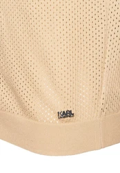 KARL LAGERFELD Strickpullover Khaki/Beige/Weiß/Braun