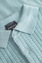 Strellson Adrian Pullover (1-tlg) Hellblau/Blau/Türkis/Grün