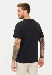 camel active T-Shirt Schwarz/Blau/Braun/Dunkelblau