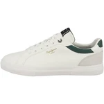 Pepe Jeans Kenton Court Sneaker Weiß/Creme/Blau/Grün