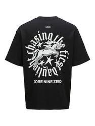 Jack & Jones Kurzarmshirt JCOCNZ BERLIN GRAPHIC T-SHIRT Schwarz