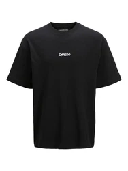 Jack & Jones Kurzarmshirt JCOCNZ BERLIN GRAPHIC T-SHIRT Schwarz