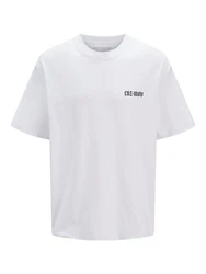 Jack & Jones Kurzarmshirt JCOCNZ BERLIN GRAPHIC T-SHIRT Weiß