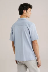 WE Fashion Businesshemd Hellblau/Blau/Grau