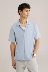 WE Fashion Businesshemd Hellblau/Blau/Grau