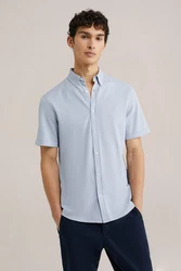 WE Fashion Businesshemd Hellblau/Blau