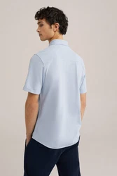 WE Fashion Businesshemd Hellblau/Blau