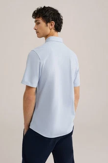 WE Fashion Businesshemd Hellblau/Blau