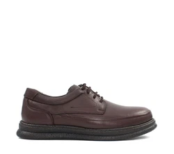 Celal Gltekin Elegante Derby-Schuhe aus echtem Leder Schnrschuh braun