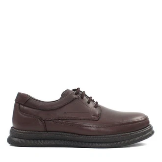 Celal Gltekin Elegante Derby-Schuhe aus echtem Leder Schnrschuh braun