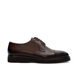 Celal Gltekin Elegante Derby-Schuhe mit Cap-Toe-Design Braun