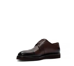 Celal Gltekin Elegante Derby-Schuhe mit Cap-Toe-Design Braun