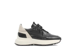 Celal Gltekin Herren Chunky Sneaker aus Leder Schwarz