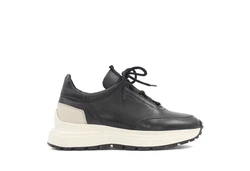 Celal Gltekin Herren Chunky Sneaker aus Leder Schwarz
