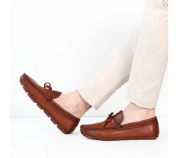Celal Gltekin Herren Mokassins  Beige/Braun/Orange