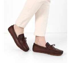 Celal Gltekin Herren Mokassins  Braun/Dunkelbraun/Beige/Rot