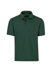 Trigema Poloshirt DELUXE Piqu Dunkelgrün/Grün