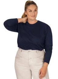 T-Shirt Langarmshirt aus 100% Baumwolle (1-tlg)