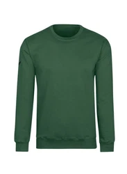 TRIGEMA Sweatshirt aus Biobaumwolle Dunkelgrün/Grün