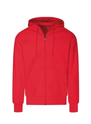 Trigema Sweatjacke mit Kapuze rot