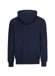 Trigema Kapuzensweatshirt Kapuzenshirt Dunkelblau/Blau