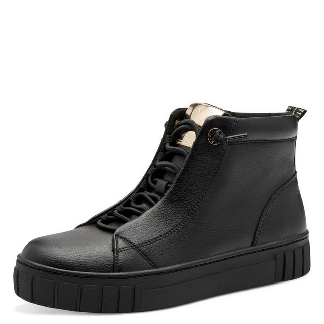 MARCO TOZZI Damen Chelsea Boots Mit Plateau – Schwarz, Größe 38, Mit Feel-me-Sohle | Bequeme Sneaker Für Herbst & Alltag