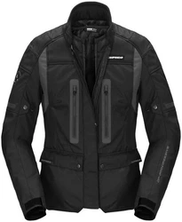 SpiDi Motorradjacke Traveler 3 H2Out Grau/Schwarz/Dunkelgrau/Braun