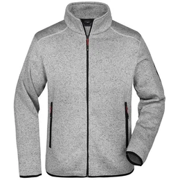 Fleecejacke Fleece Jacke (gestrickt)