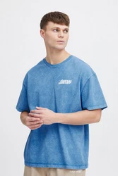 TheJoggConcept T-Shirt JCMMSAFA LOGO TSHIRT Blau/Hellblau