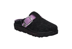 Westland Hausschuh Carmaux 02 Lila/Schwarz/Rosa