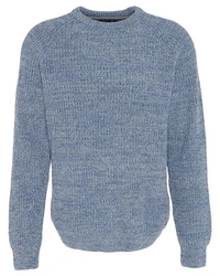 Barbour Strickpullover Horseford Grau/Blau/Hellblau