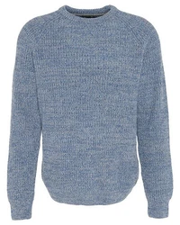 Barbour Strickpullover Horseford Grau/Blau/Hellblau
