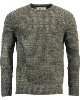 Barbour Strickpullover Horseford Dunkelgrün/Grün