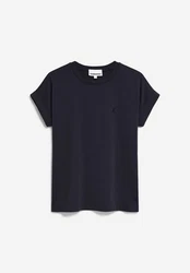Armedangels T-Shirt Idaara Regular Fit Dunkelblau/Schwarz