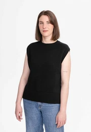 Pullunder Damen Jacquard Strick Pullunder JAMUNA Weicher Jacquard Strick