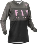 Fly Racing Longsleeve MX-Jersey F-16 Rosa/Dunkelgrün