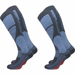 Skisocken fr Herren mit Spezialpolsterung und wrmender THERMOLITE Funktion (2 Paar) auch fr Snowboard, Trekking oder als Thermosocke geeignet