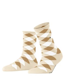 Kurzsocken Sandy (1-Paar) mit neu interpretiertem Argyle-Muster