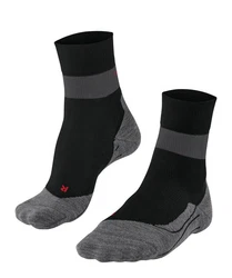 FALKE Laufsocken RU Compression Stabilizing Schwarz/Dunkelgrau