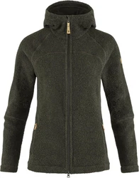 Fjällräven Fleecejacke Damen Kaitum Dunkelgrün/Grün