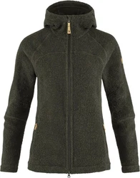 Fjällräven Fleecejacke Damen Kaitum Dunkelgrün/Grün