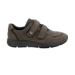Waldlufer Waldlufer Haslo Halbschuh, Denver / Velour, pietra peltro (grau), We Klettschuh