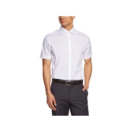 Kurzarmhemd uni regular fit (1-tlg., keine Angabe)