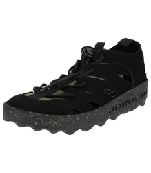 Asportuguesas Halbschuhe Schnürschuh Schwarz/Lila